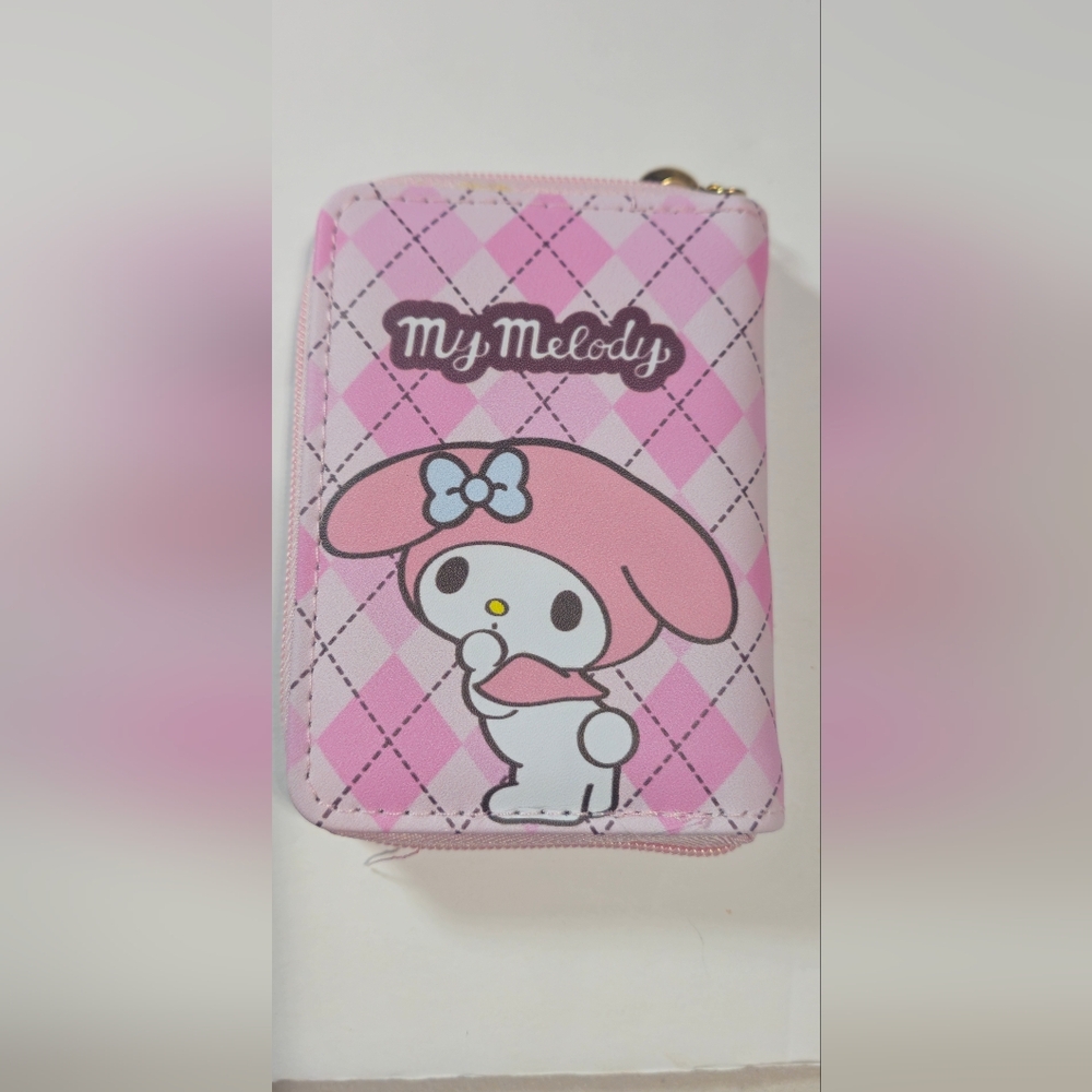 ⚡️Sanrio‎ My Melody Pink Zip Up Wallet 3.5"x5" For Kids